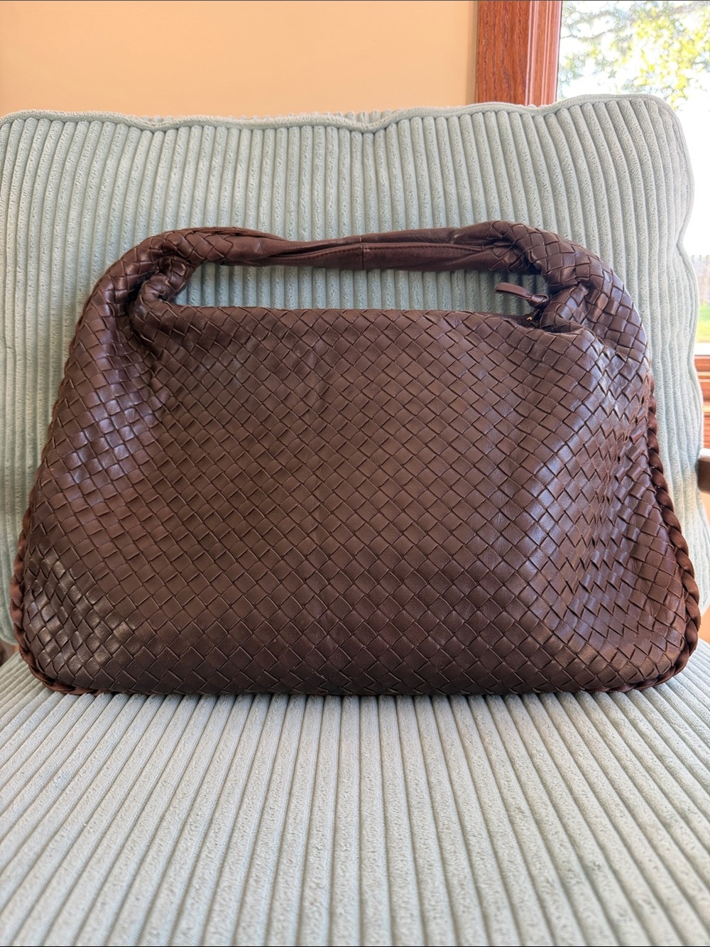 Bottega Intrecciato Veneta Hobo Shoulder Bag - Brown